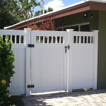 PVC-Vinyl Fence with Gate