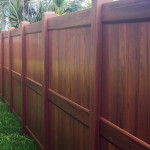 Wood-Look PVC Fence - Gallery